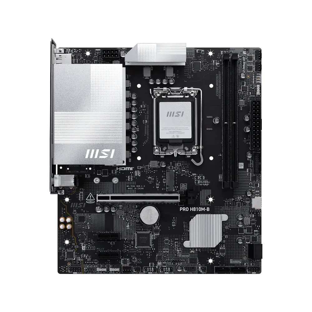 MSI Motherboard PRO H810M-B DDR5 For Intel Ultra Processors view 4